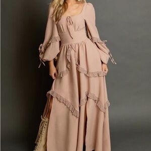Joyfolie ZAYNAB DRESS IN ROSEGOLD